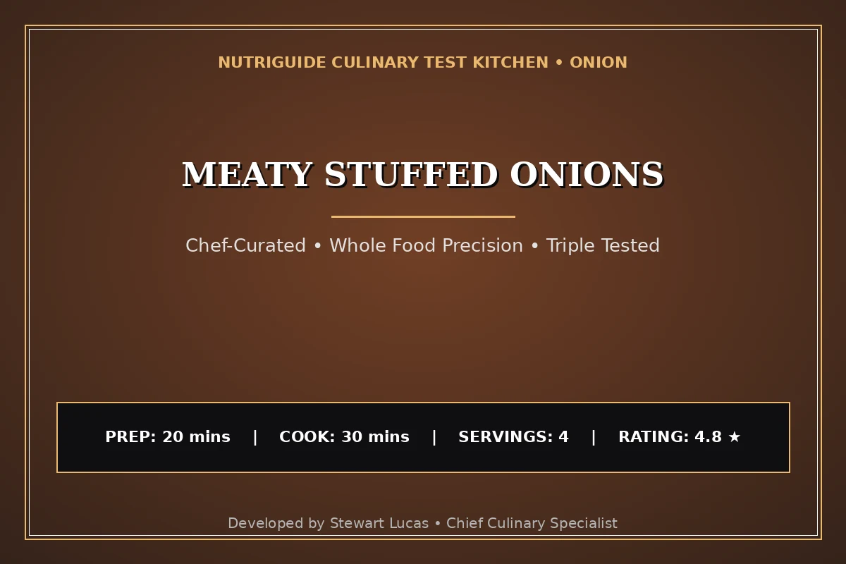 Meaty Stuffed Onions