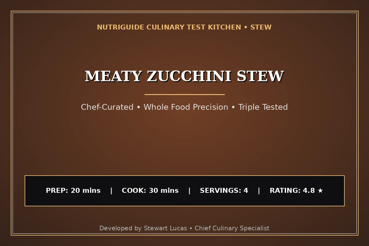 Meaty Zucchini Stew