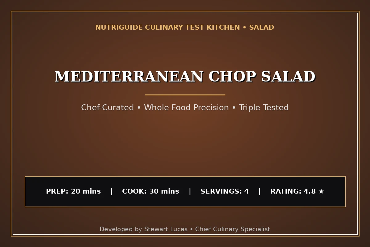 Mediterranean Chop Salad