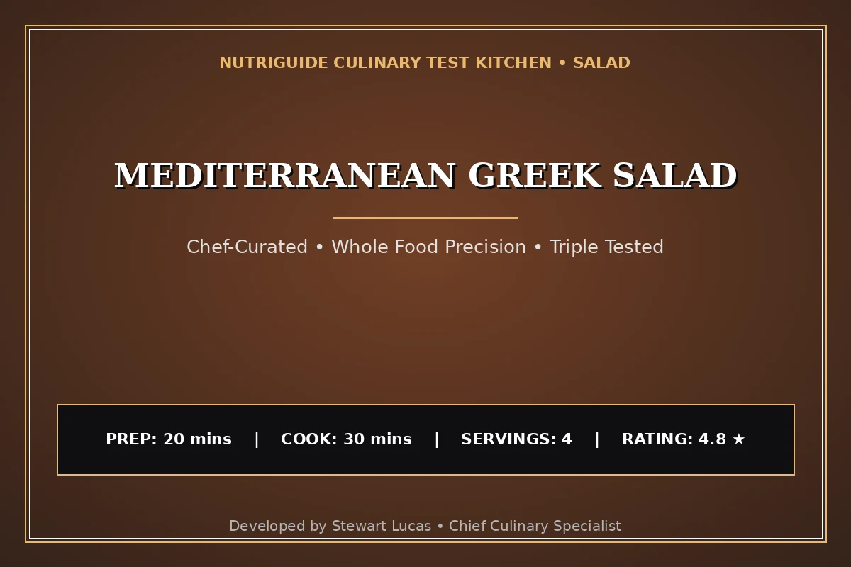 Mediterranean Greek Salad