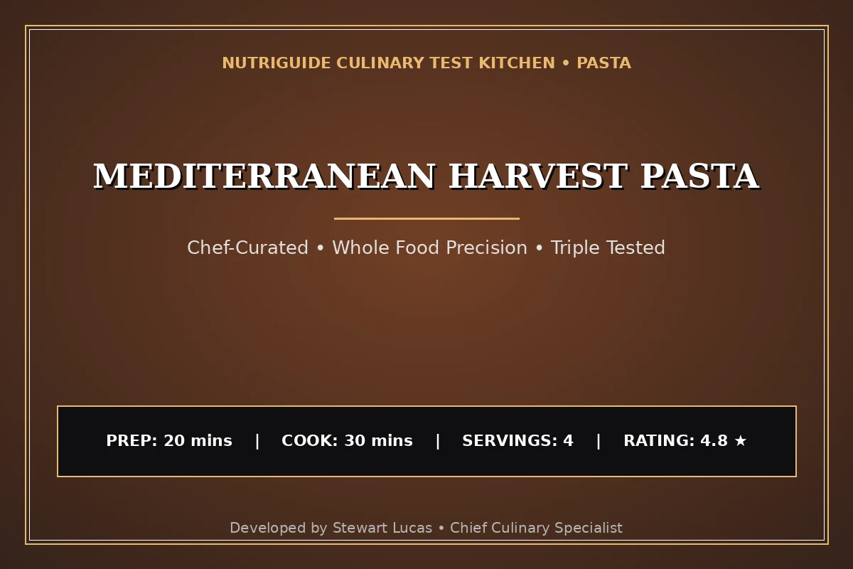 Mediterranean Harvest Pasta