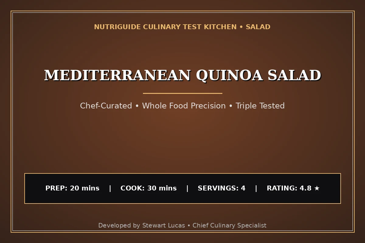 Mediterranean Quinoa Salad