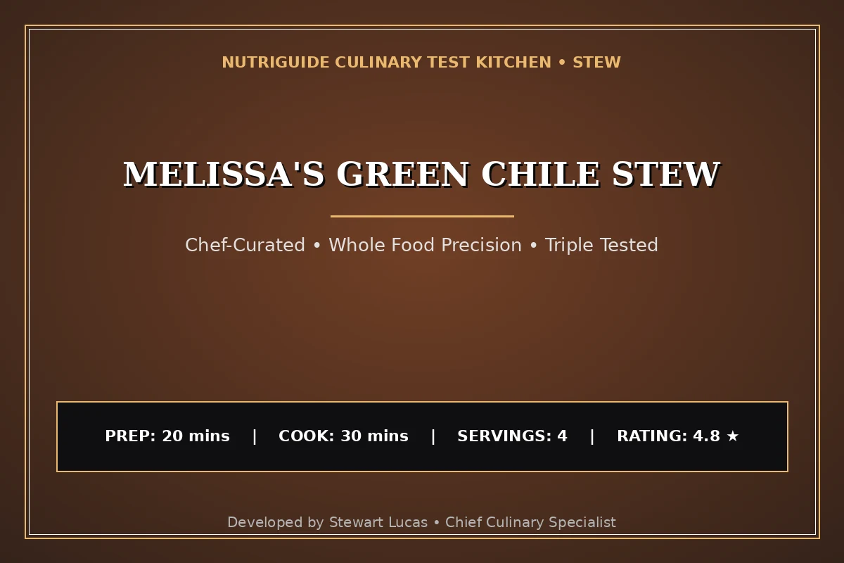 Melissa'S Green Chile Stew