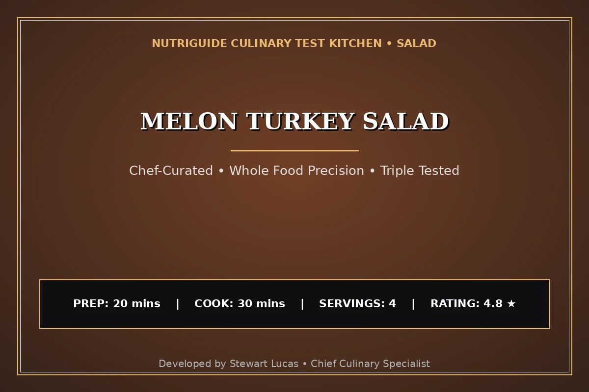 Melon Turkey Salad