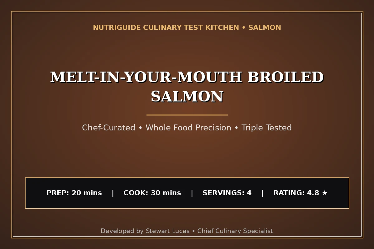 Melt-In-Your-Mouth Broiled Salmon