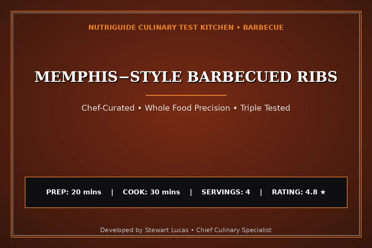 Memphis−Style Barbecued Ribs