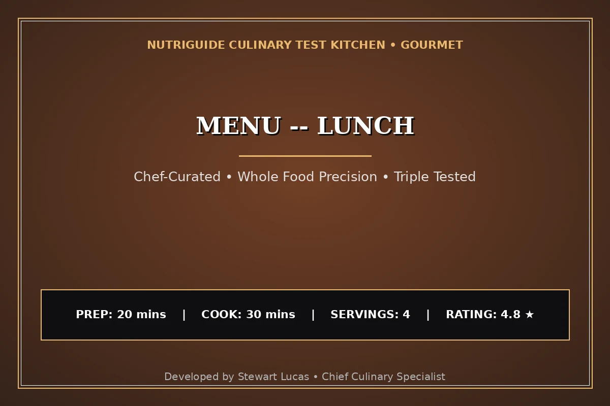 Menu -- Lunch