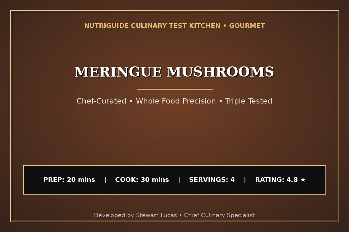 Meringue Mushrooms