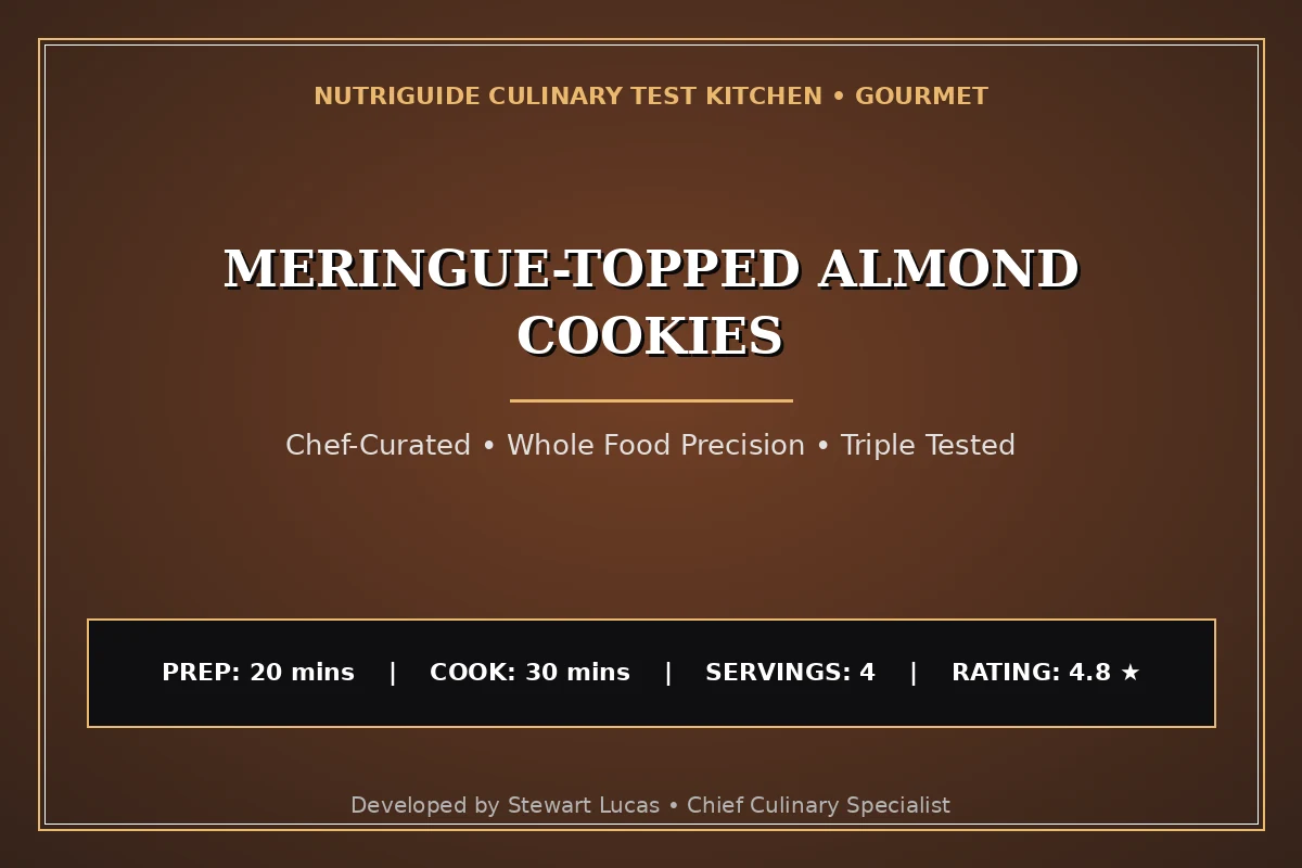 Meringue-Topped Almond Cookies