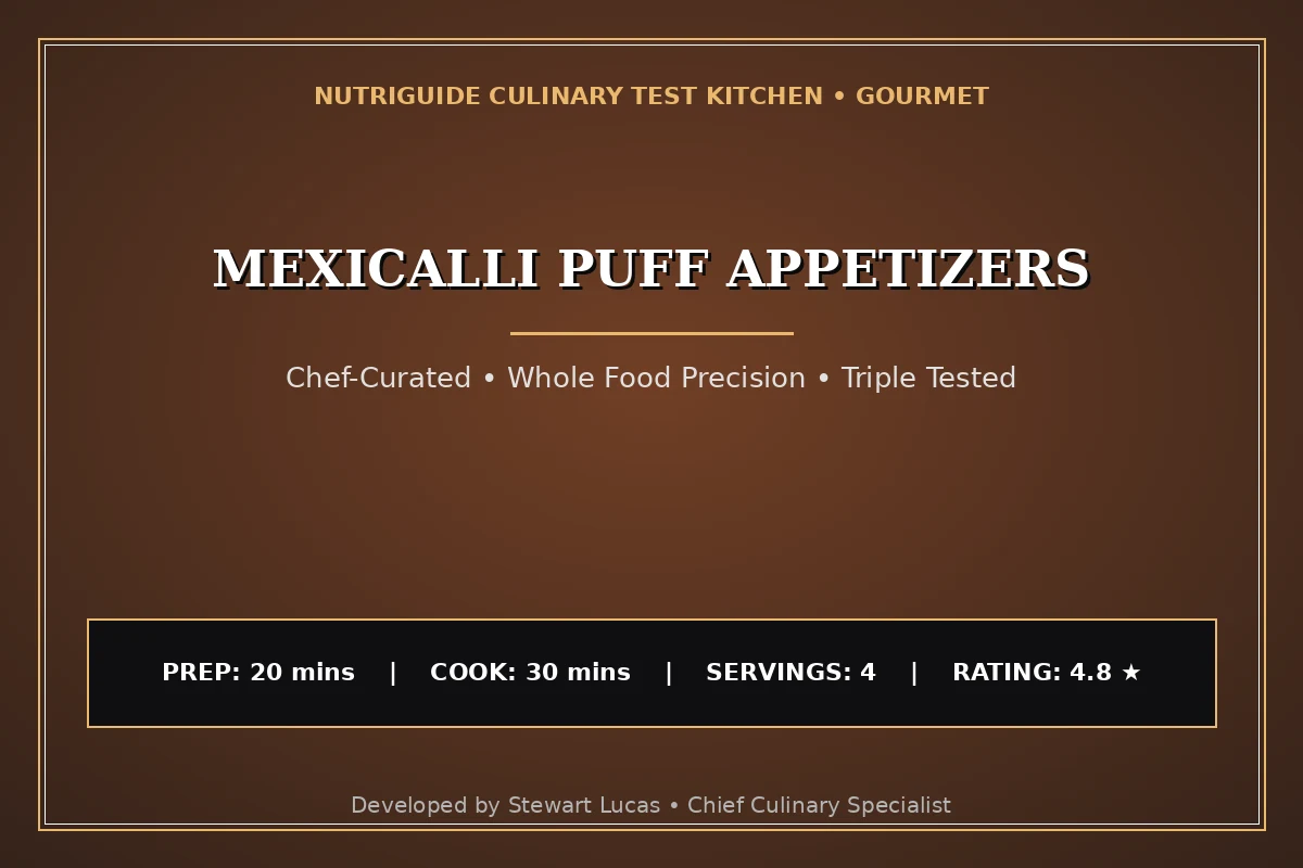 Mexicalli Puff Appetizers