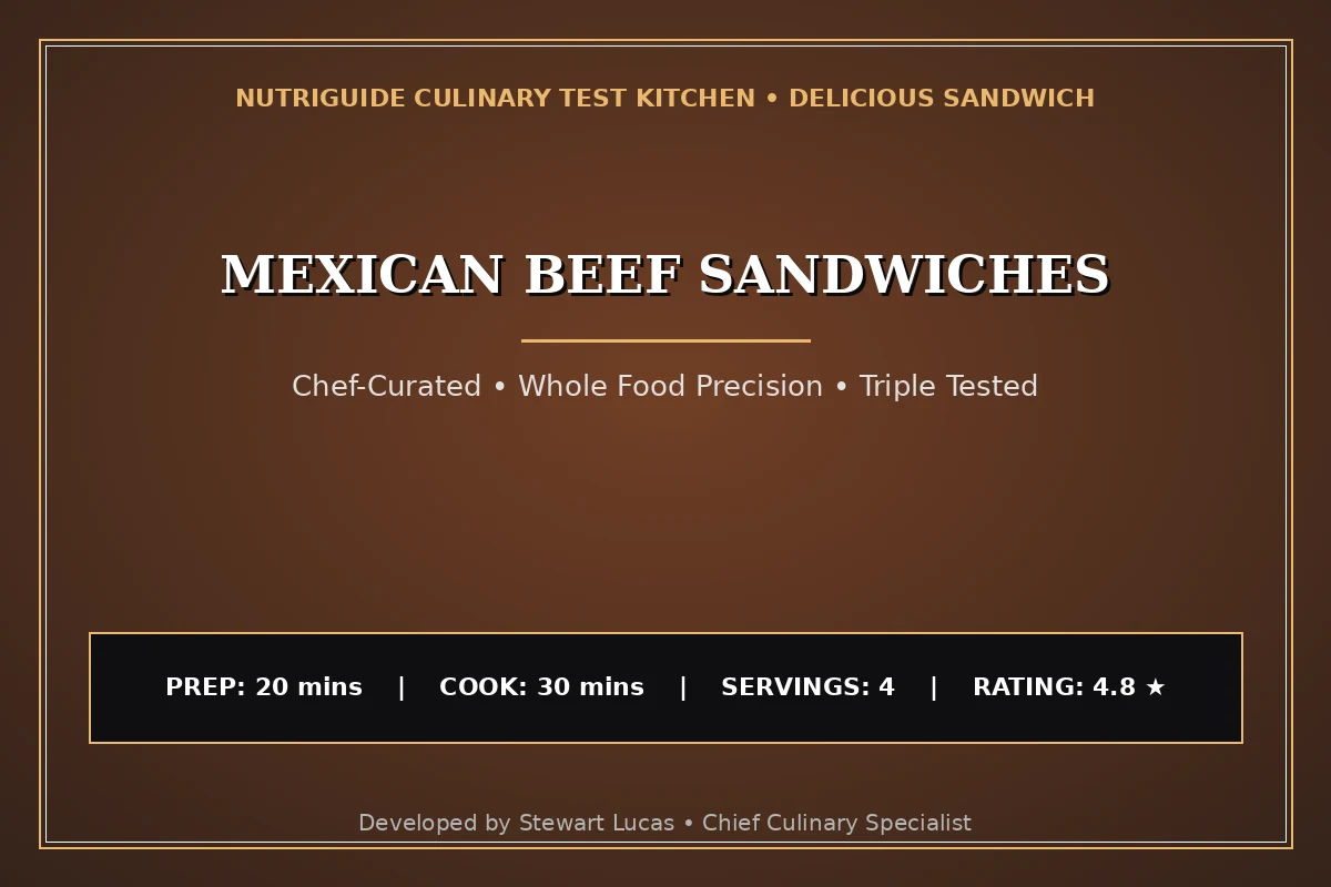 Mexican Beef Sandwiches