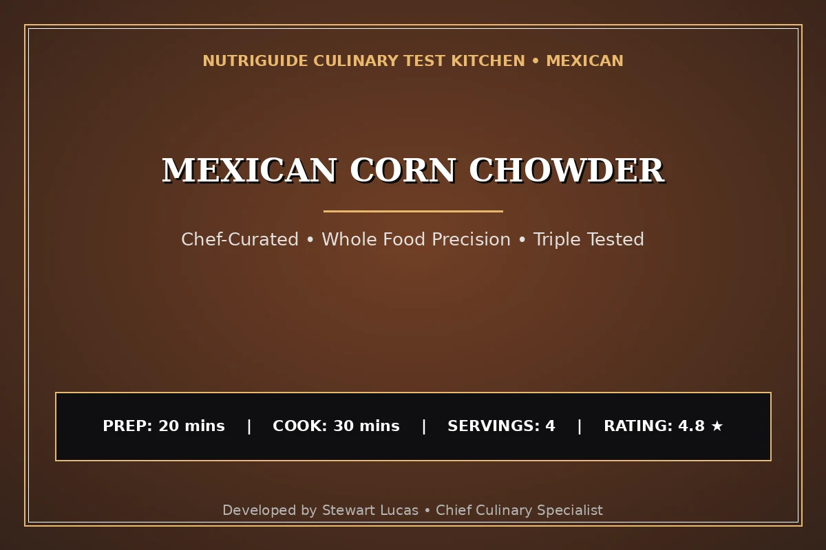 Mexican Corn Chowder