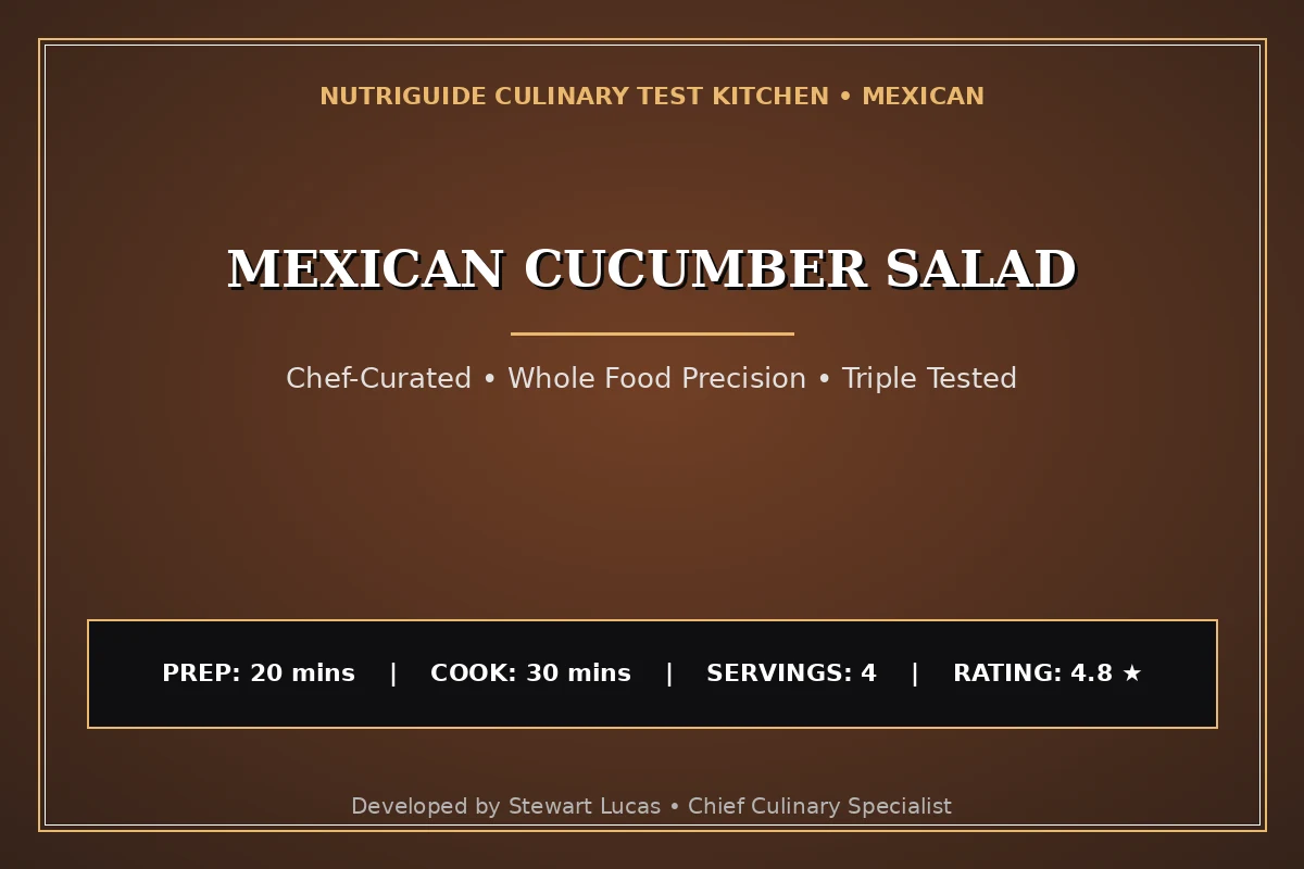Mexican Cucumber Salad