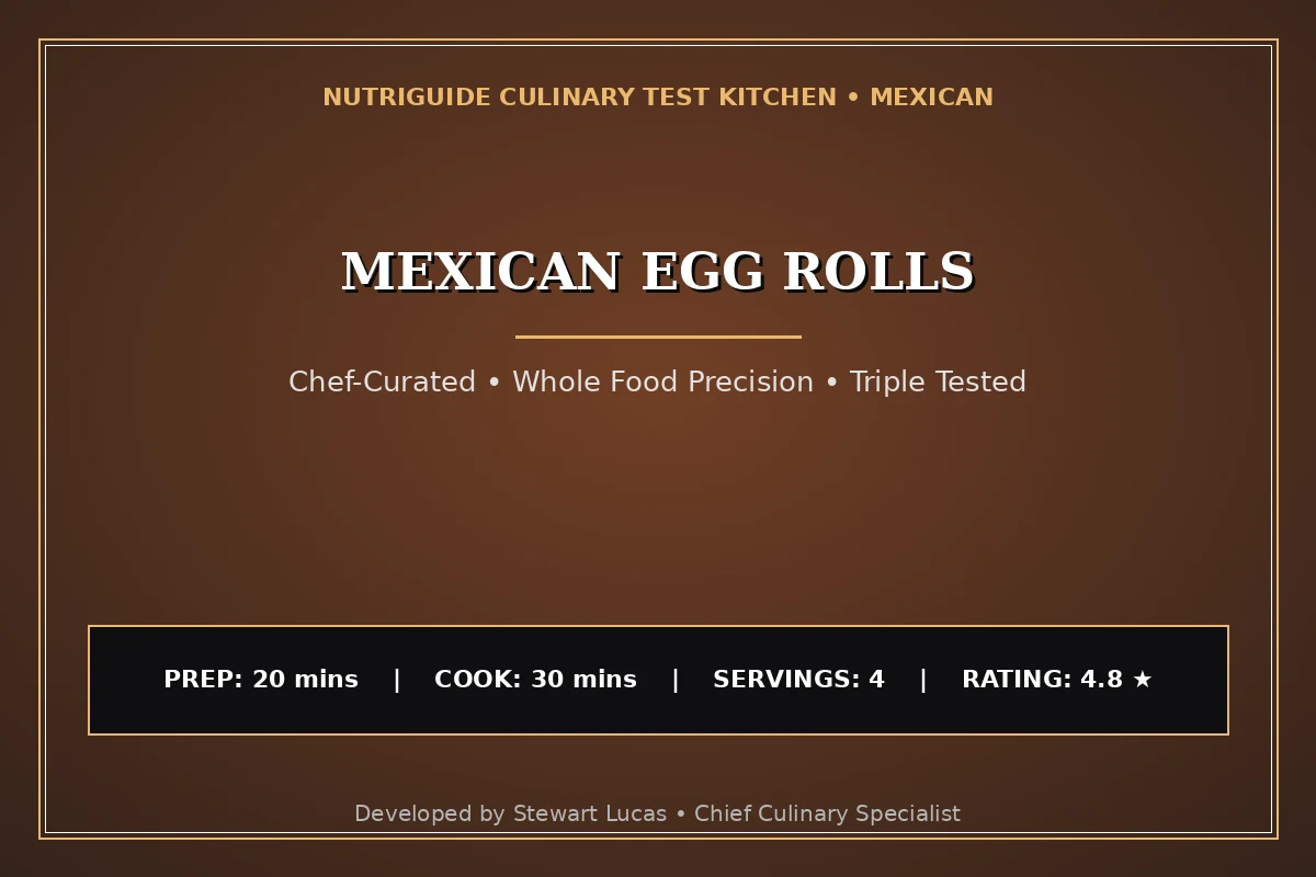 Mexican Egg Rolls
