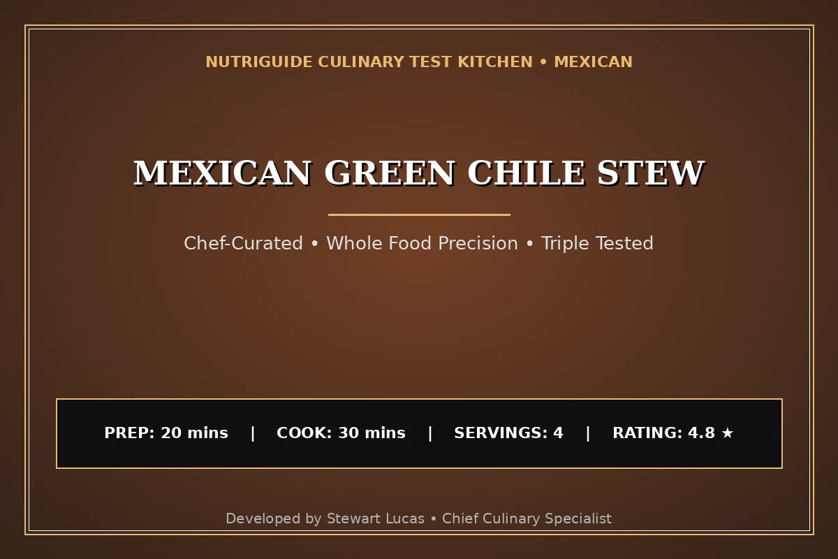 Mexican Green Chile Stew