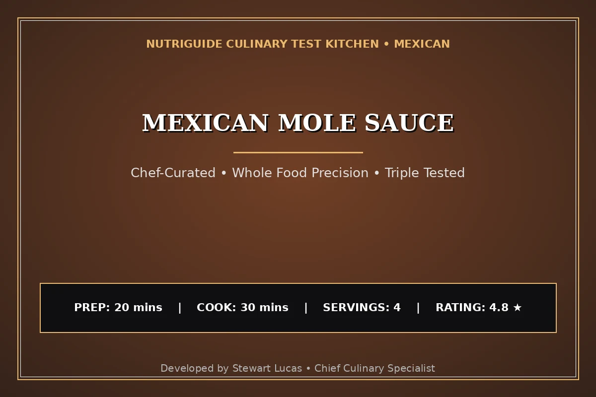 Mexican Mole Sauce