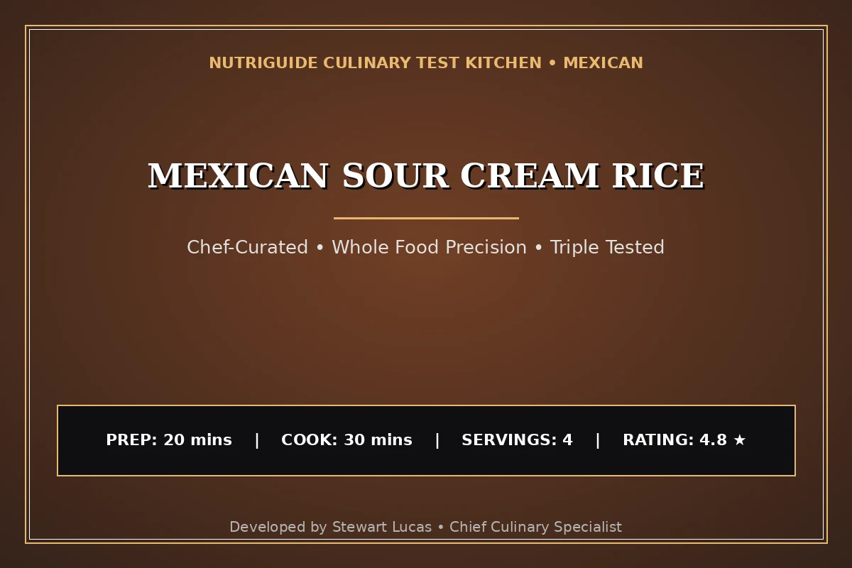 Mexican Sour Cream Rice