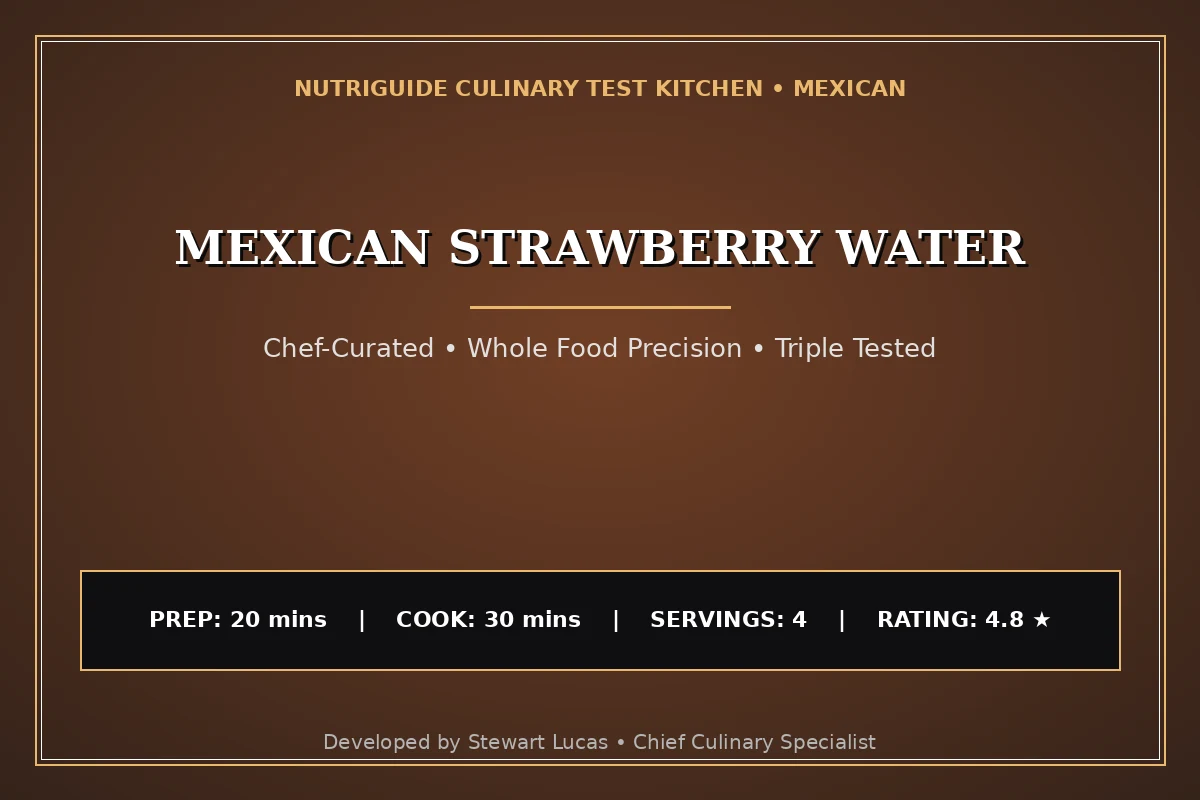 Mexican Strawberry Water