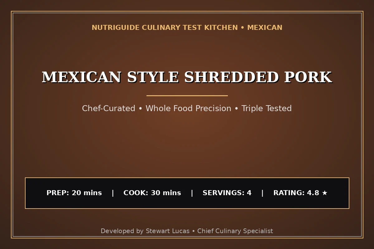Mexican Style Shredded Pork