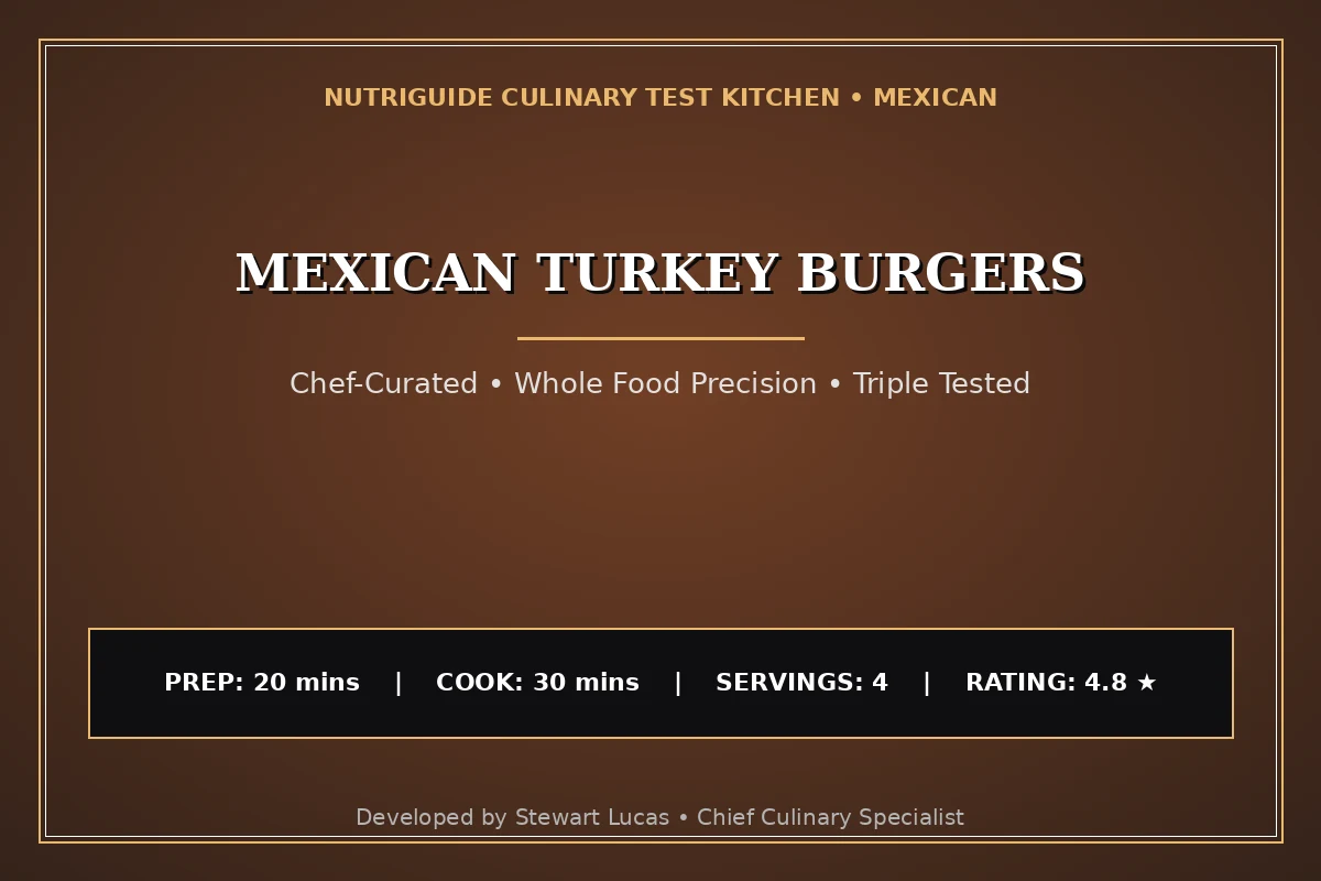 Mexican Turkey Burgers