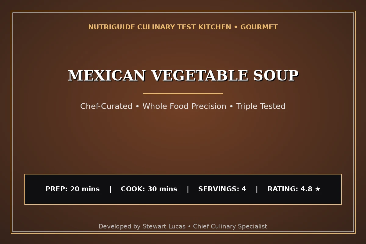 Mexican Vegetable Soup