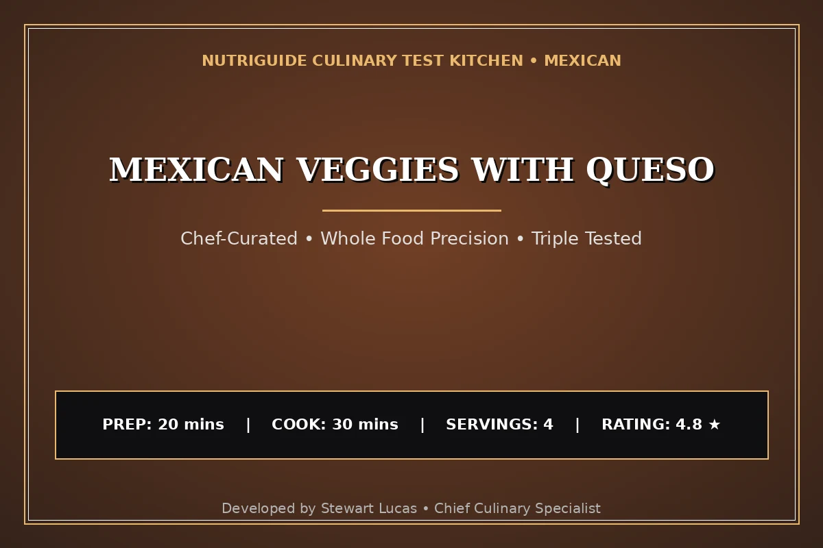 Mexican Veggies With Queso