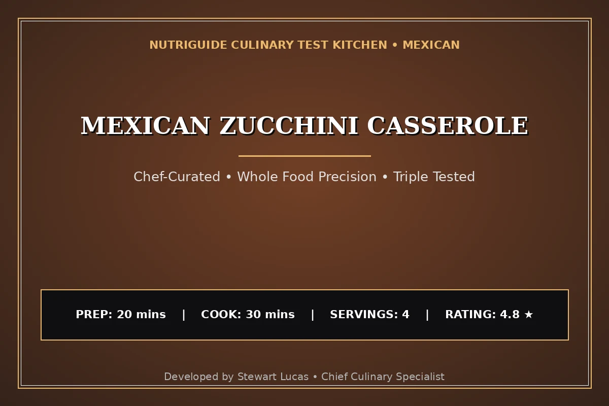 Mexican Zucchini Casserole