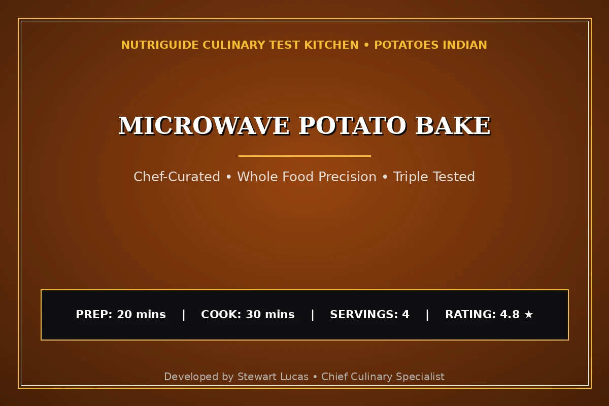 Microwave Potato Bake