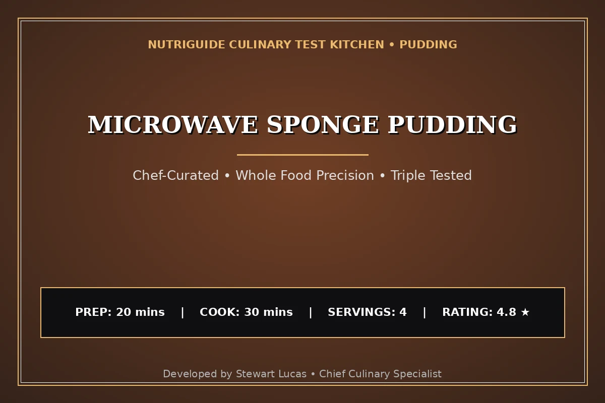 Microwave Sponge Pudding