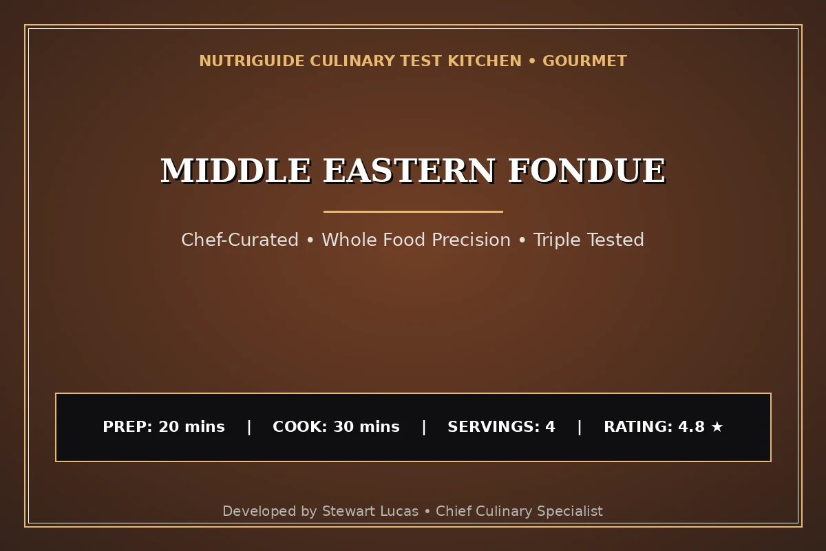 Middle Eastern Fondue