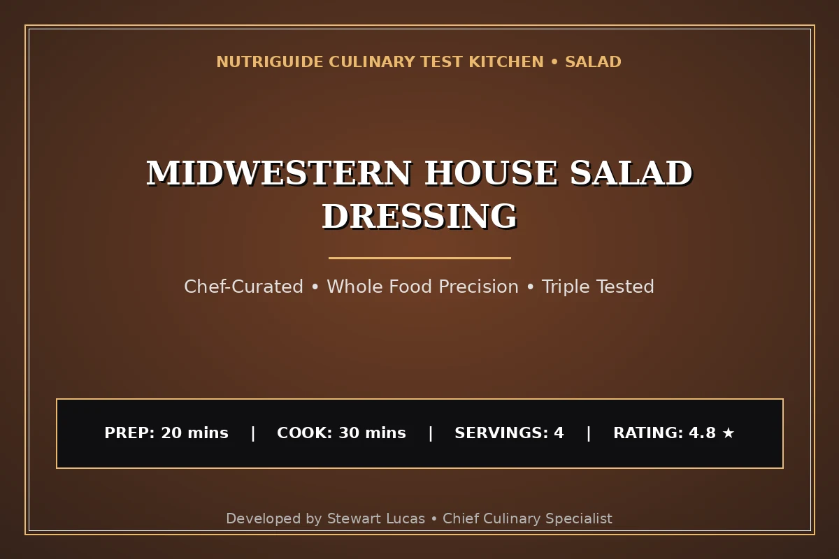 Midwestern House Salad Dressing