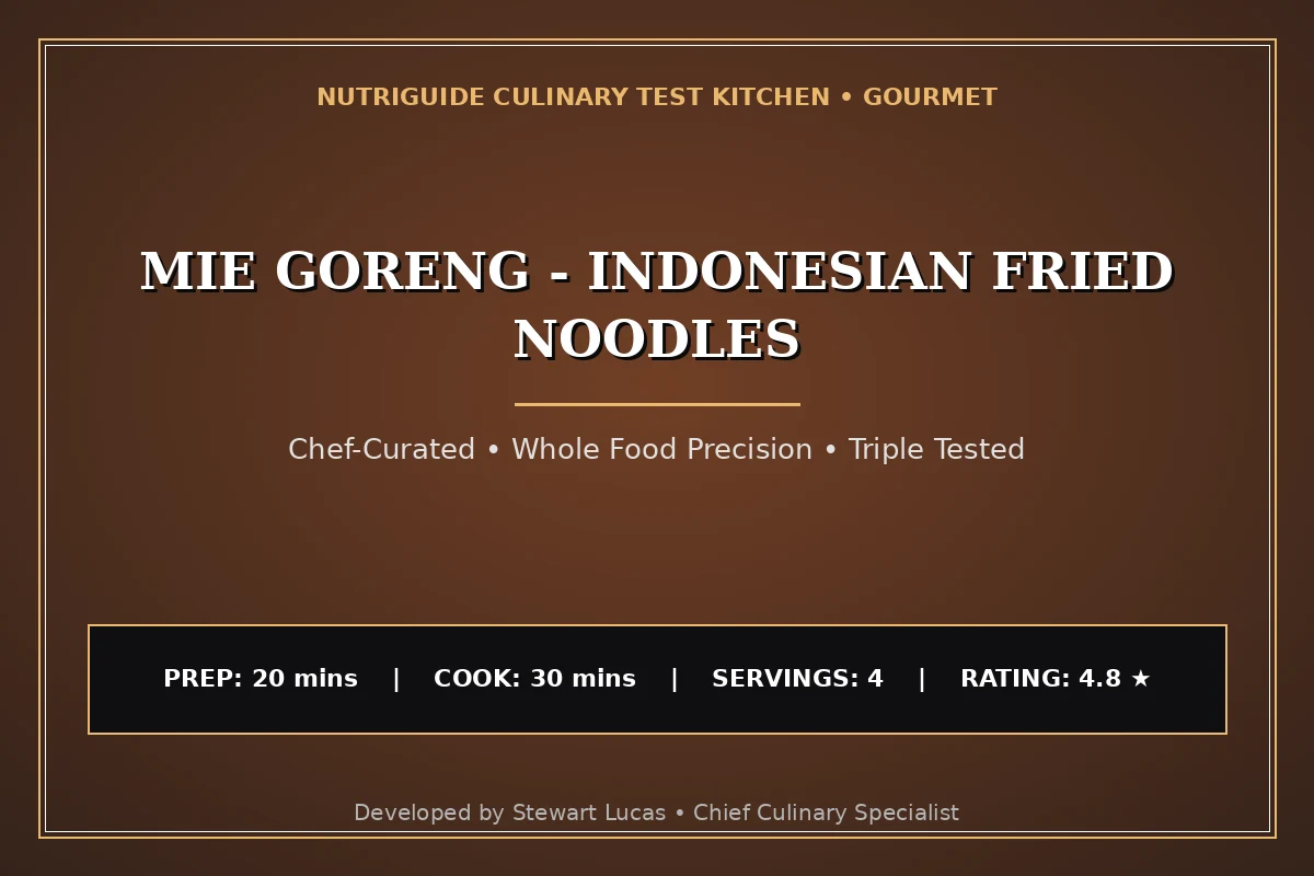 Mie Goreng - Indonesian Fried Noodles