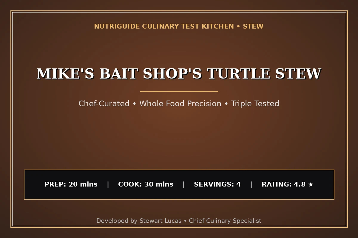 Mike'S Bait Shop'S Turtle Stew