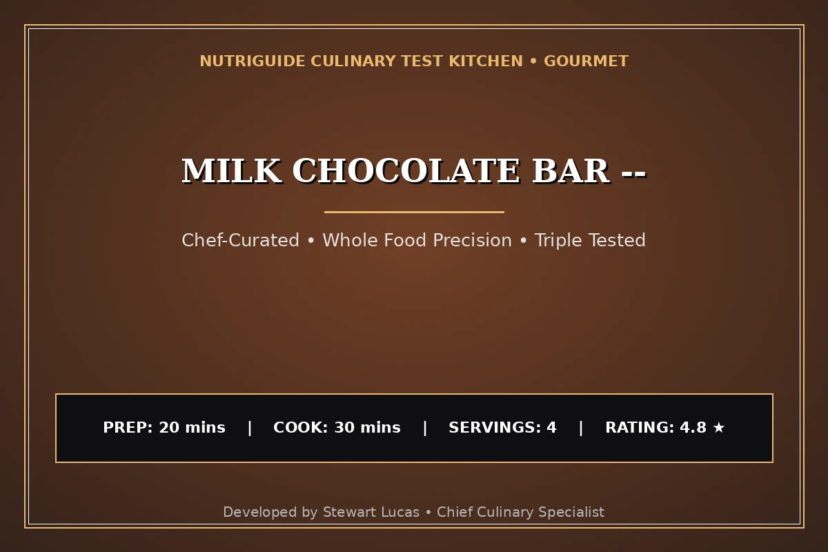Milk Chocolate Bar --