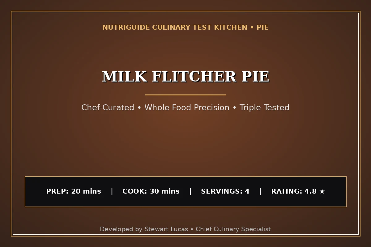Milk Flitcher Pie
