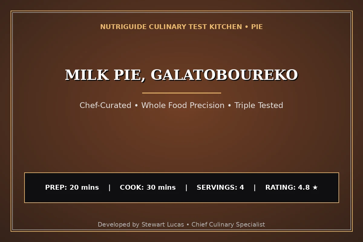 Milk Pie, Galatoboureko