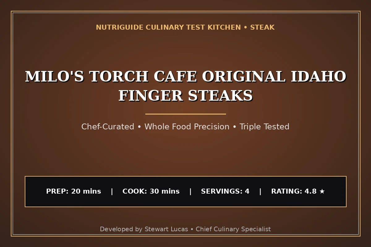 Milo'S Torch Cafe Original Idaho Finger Steaks