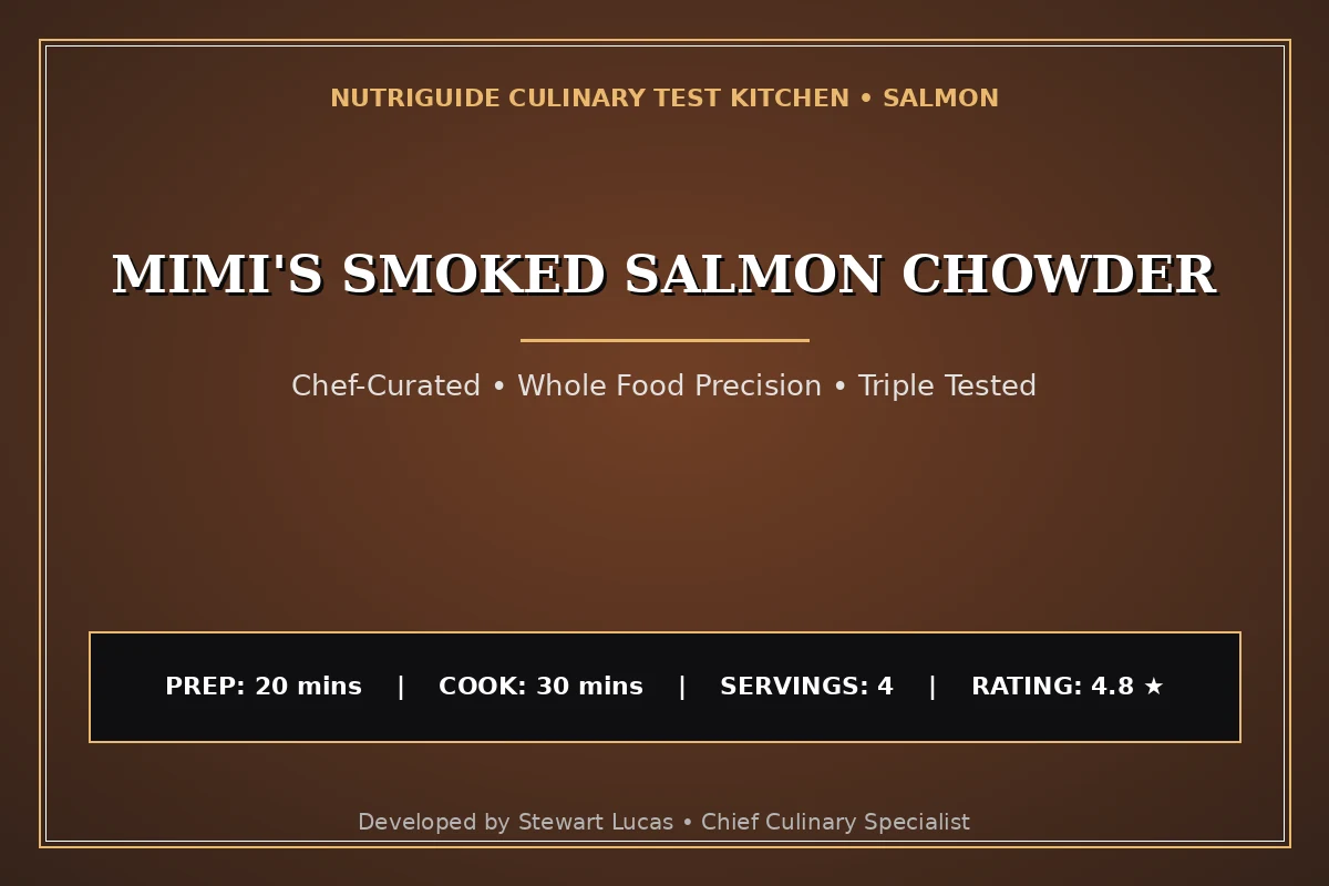 Mimi'S Smoked Salmon Chowder