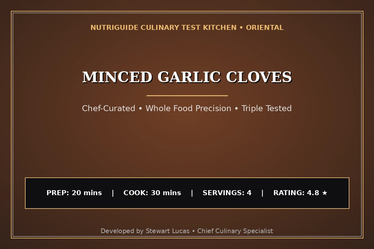 Minced Garlic Cloves