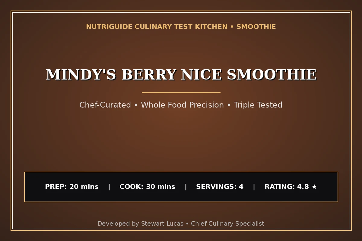 Mindy'S Berry Nice Smoothie