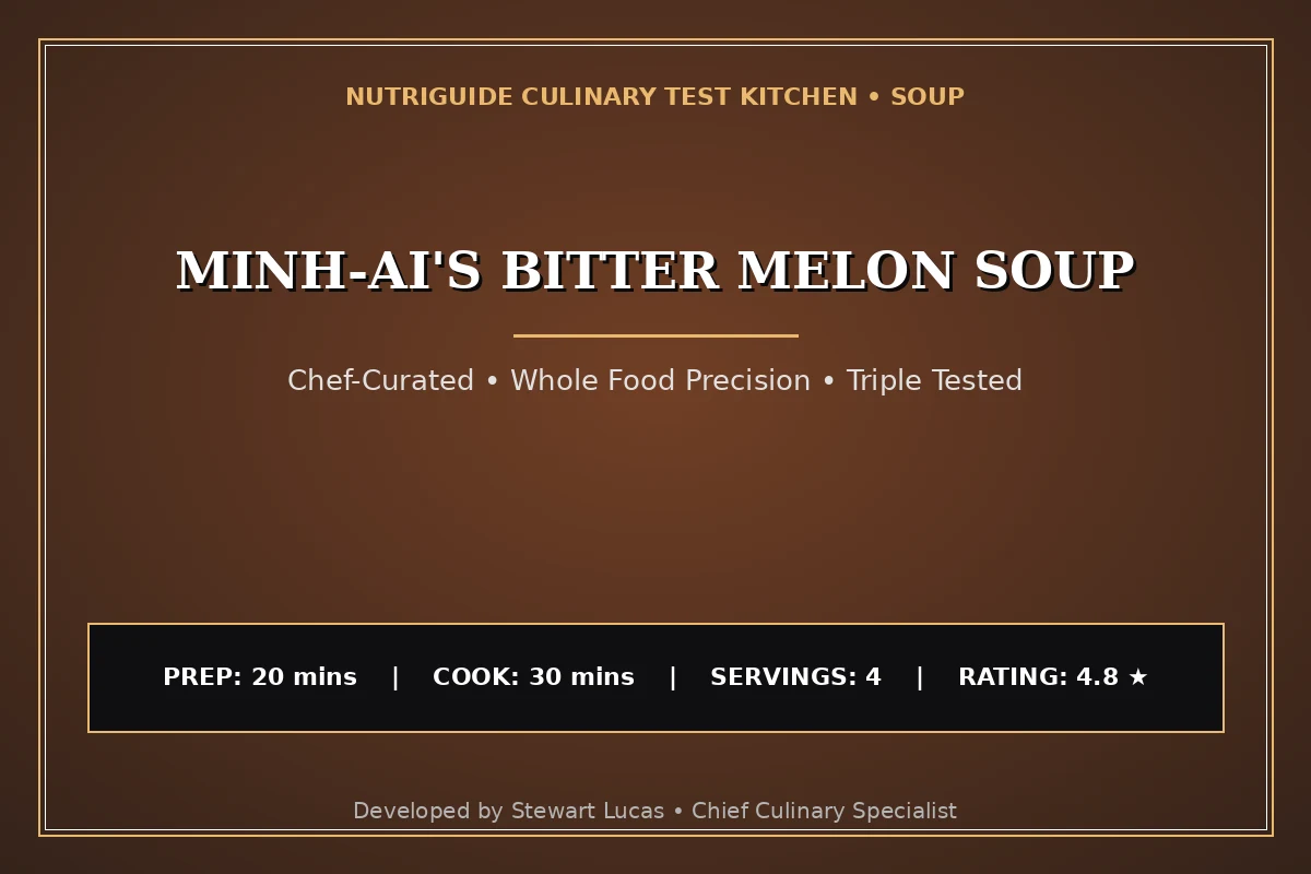 Minh-Ai'S Bitter Melon Soup