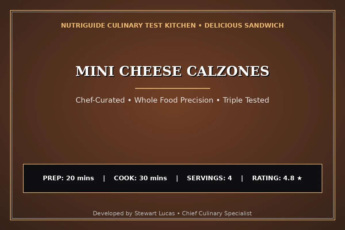 Mini Cheese Calzones