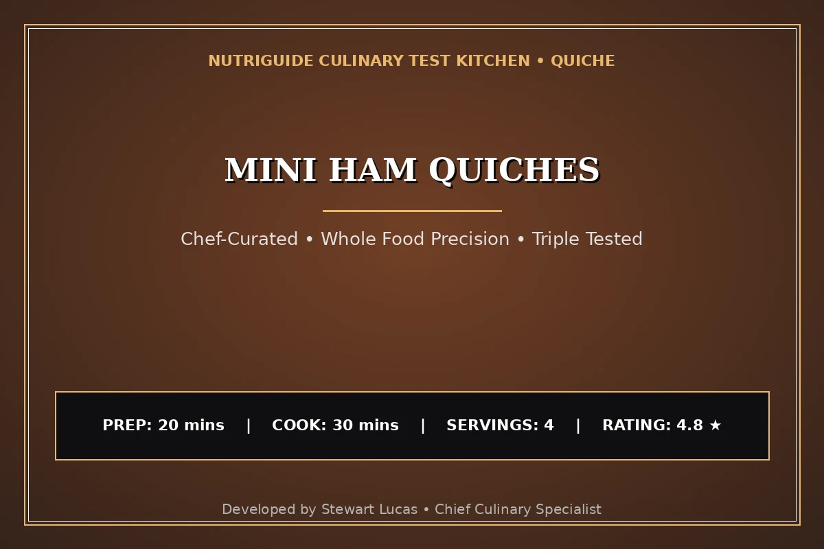 Mini Ham Quiches