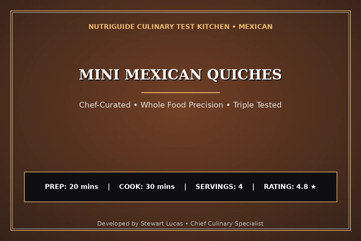Mini Mexican Quiches