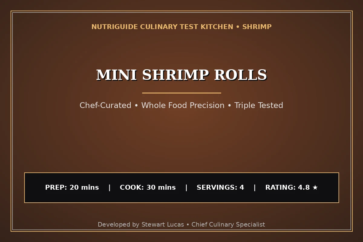 Mini Shrimp Rolls