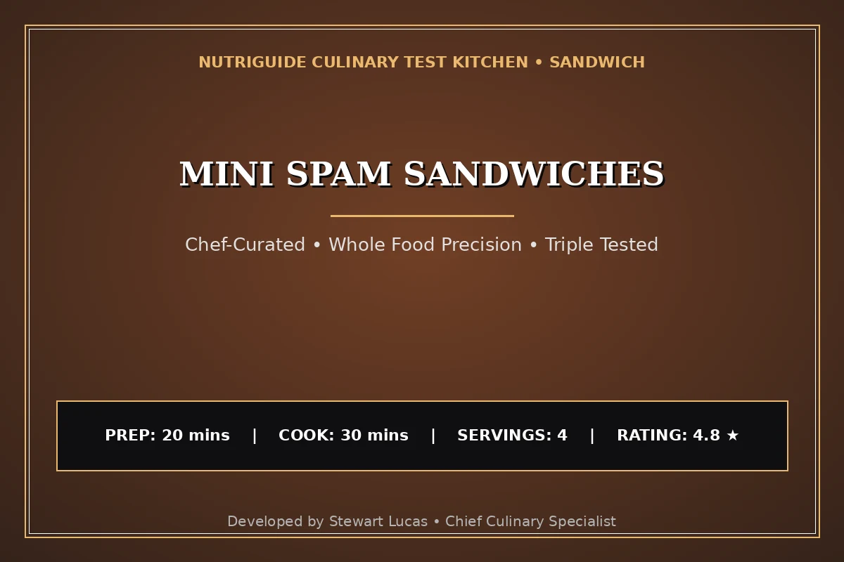 Mini Spam Sandwiches