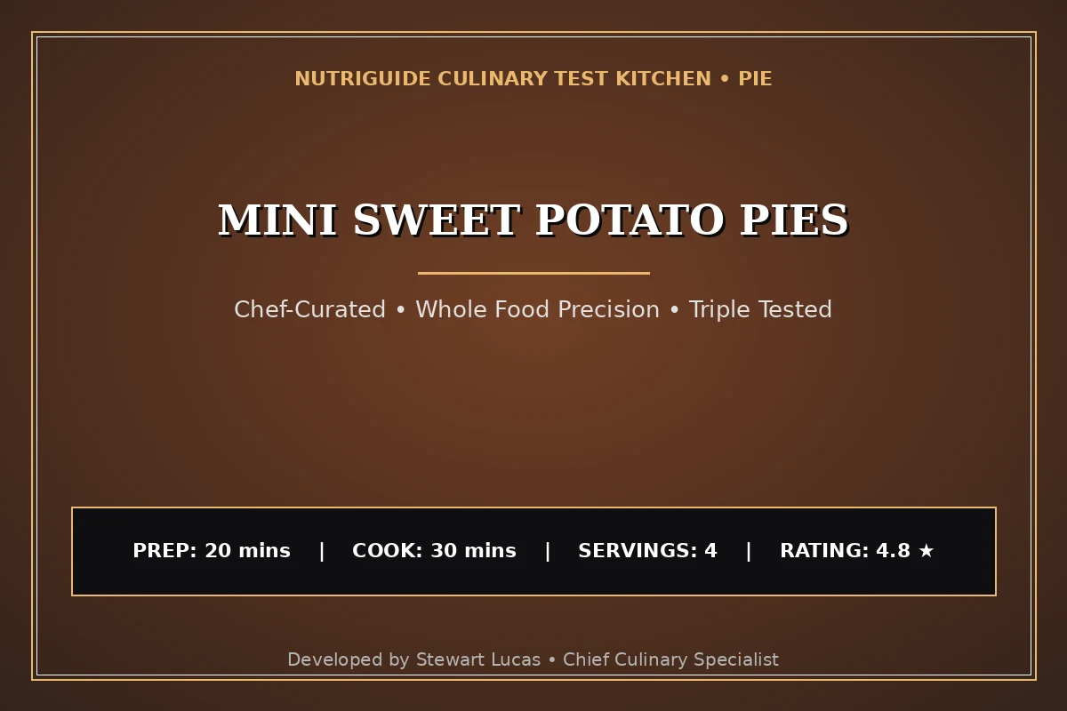 Mini Sweet Potato Pies
