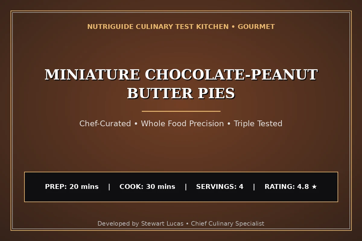 Miniature Chocolate-Peanut Butter Pies