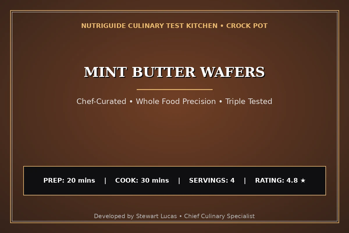 Mint Butter Wafers