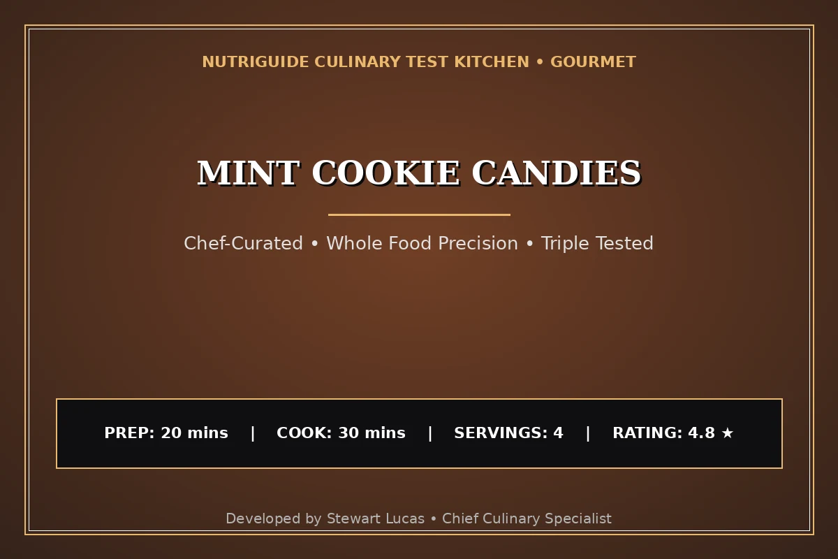 Mint Cookie Candies
